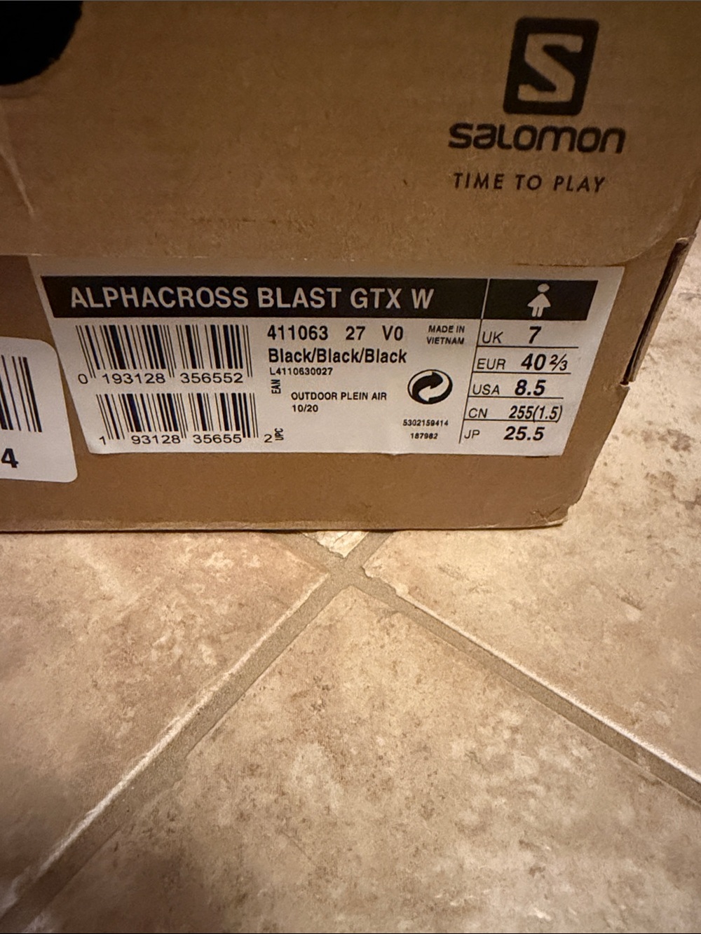 SALOMON women’s ALPHACROSS BLAST GTX  EnergyCell for Trail Running Sneakers - Picture 16 of 16